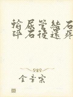 输尿管结石体外碎石后还疼怎么回事