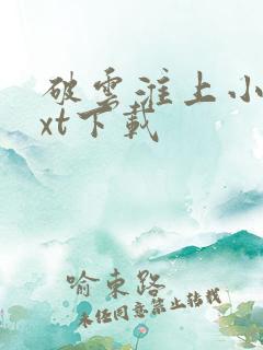 破云淮上小说txt下载