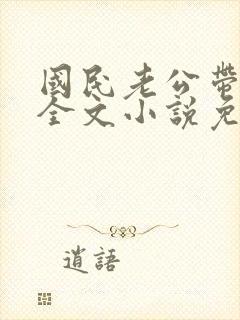 国民老公带回家全文小说免费阅读