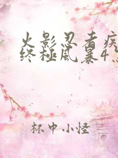 火影忍者疾风传终极风暴4怎么设置中文