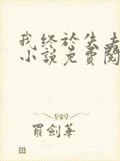 我终于失去你了小说免费阅读