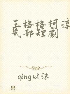 王格格柯淳合作几部短剧