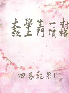 大学生一对一家教上门价格