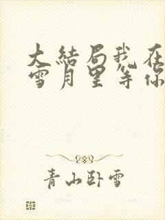 大结局我在风花雪月里等你