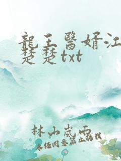 龙王医婿江辰唐楚楚txt