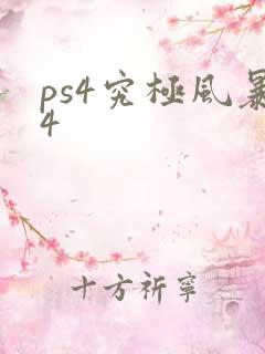 ps4究极风暴4