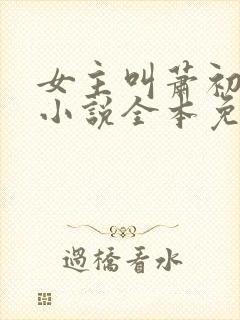女主叫萧初然的小说全本免费阅读