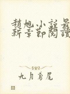 赵旭小说最新更新章节阅读免费