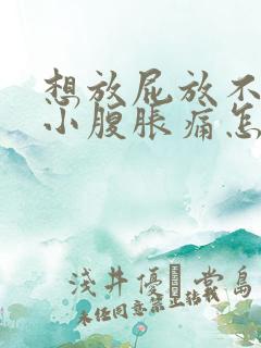 想放屁放不出来小腹胀痛怎么办