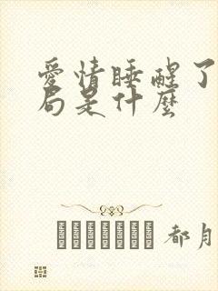 爱情睡醒了大结局是什么