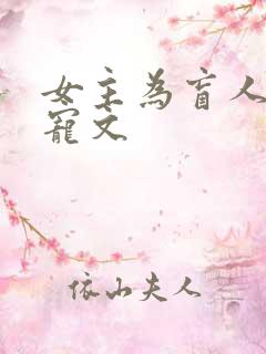 女主为盲人的甜宠文