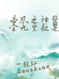 帝凰之神医弃妃含九皇叔是哪一章