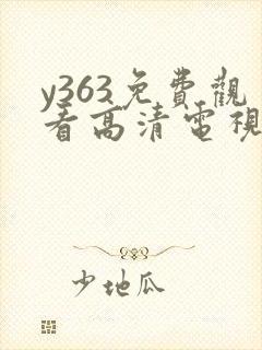 y363免费观看高清电视剧下载