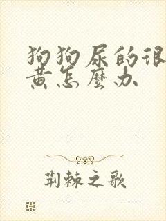 狗狗尿的很浓很黄怎么办