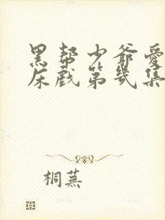 黑帮少爷爱上我床戏第几集