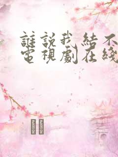 谁说我结不了婚电视剧在线观看