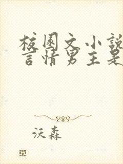 校园文小说推荐言情男主是校霸