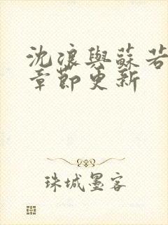 沈浪与苏若雪新章节更新