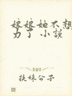 娘娘她不想再努力了 小说