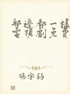 哪边都一样日剧电视剧免费播放