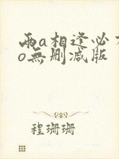 两a相逢必有一o无删减版