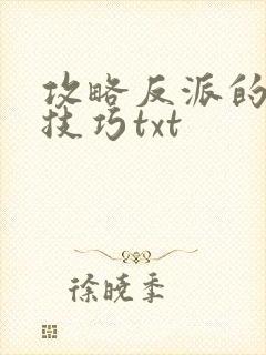 攻略反派的特殊技巧txt