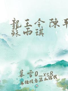 龙王令 陈平 苏雨琪