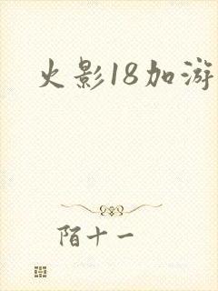 火影18加游戏
