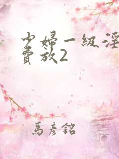 少妇一级淫片免费放2