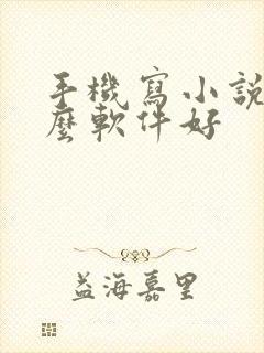 手机写小说用什么软件好