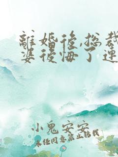 离婚后,总裁老婆后悔了连载