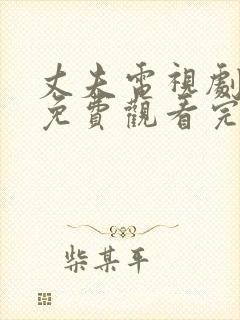 丈夫电视剧全集免费观看完整版