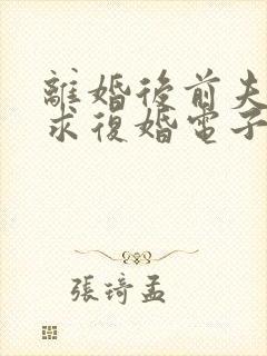 离婚后前夫哭着求复婚电子书阅读