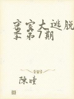 密室大逃脱第五季第7期