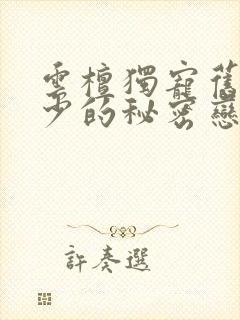 云檀独宠旧爱陆少的秘密恋人