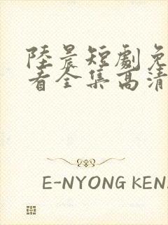 陆晨短剧免费观看全集高清