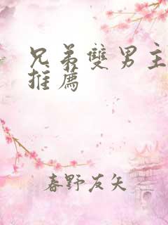 兄弟双男主小说推荐