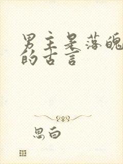 男主是落魄质子的古言