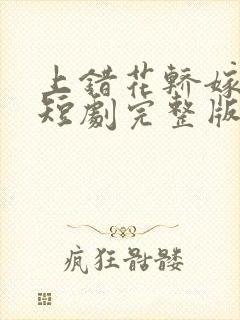 上错花轿嫁王爷短剧完整版