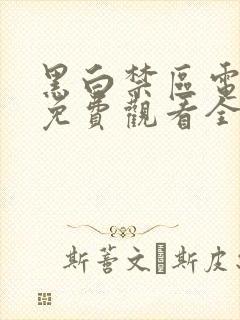 黑白禁区电视剧免费观看全集完整版