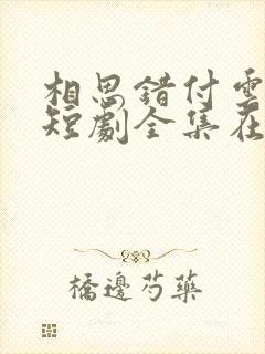 相思错付云与月短剧全集在线观看