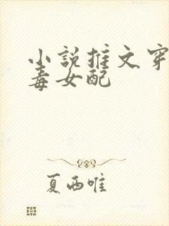 小说推文穿越恶毒女配