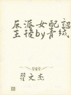 反派女配认错男主后by青绒