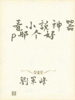 看小说神器app哪个好