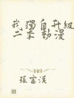 我独自升级 第二季 动漫