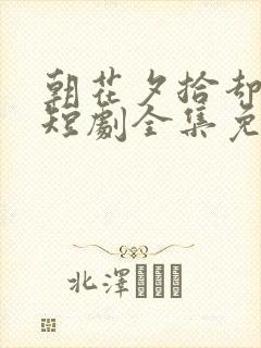 朝花夕拾却已迟短剧全集免费版