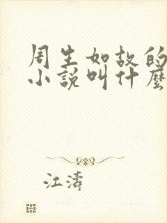 周生如故的原著小说叫什么名字