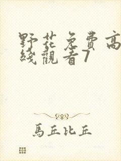 野花免费高清在线观看7