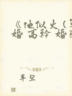 《他似火 (军婚 高干 婚恋)》