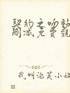 契约之吻动漫无删减免费观看